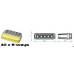 *SPECIAL DEAL* MICROS - 210-pcs mixed push-in connector kit box 5-pack
