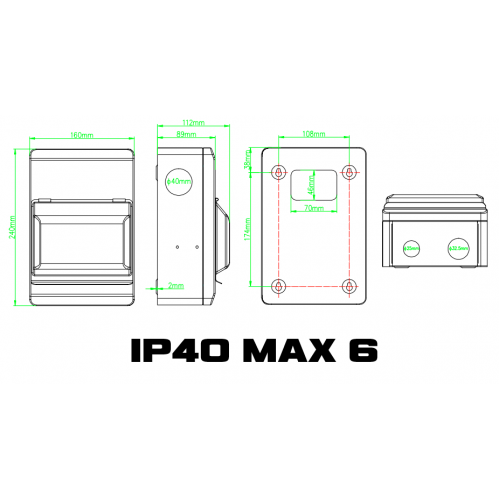 A-Type Electric Vehicle RCBO Enclosure 32a B Curve