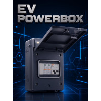 **SPECIAL DEAL* - EV POWERBOX IP65 Metal, Anthracite - 5 module IP65 Metal EV Enclosure with A Type Bi-Directional RCBO and SPD **SPECIAL DEAL* - EV POWERBOX IP65 Metal, Anthracite - 5 module IP65 Metal EV Enclosure with A Type Bi-Directional RCBO and SPD