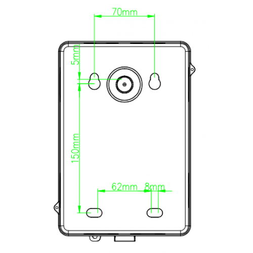 5 module IP65 Metal EV Enclosure with A Type RCBO and SPD