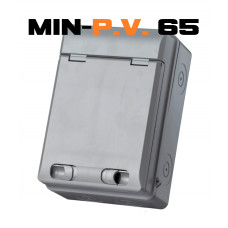 MIN-P.V. 65 - IP65 Solar RCBO Enclosure (Weatherproof) - 16A A-Type RCBO B Curve with SPD